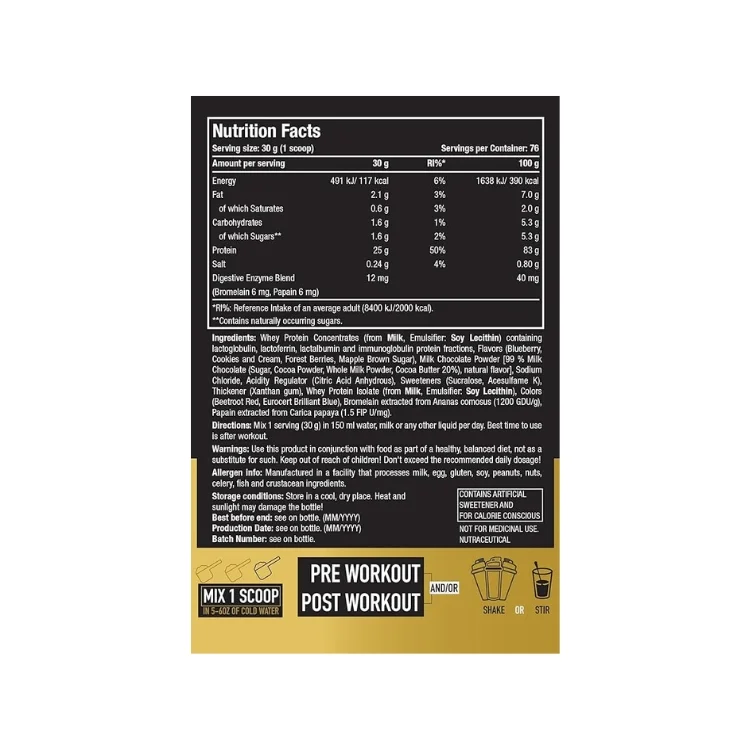 One Science Nutrition Premium Whey 5 LBS - Image 2