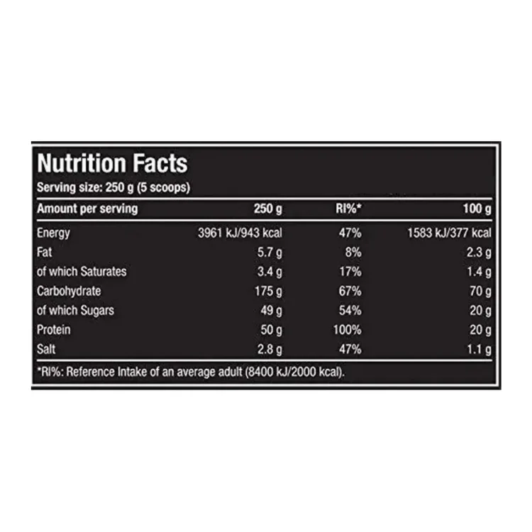 One Science Nutrition XL Super Mass Gainer - Image 2