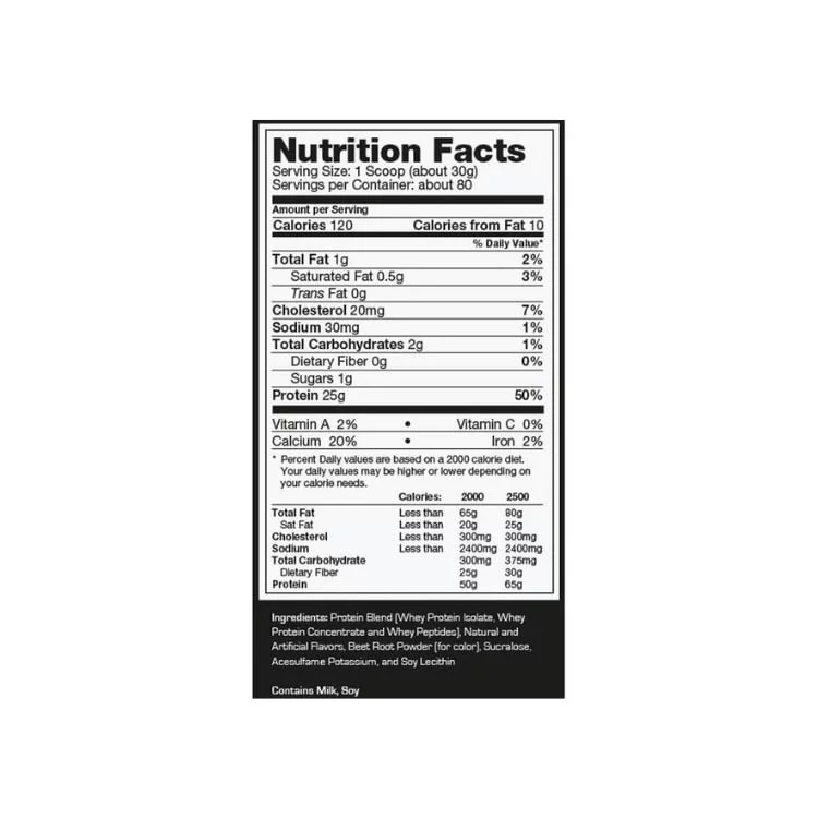 Ultimate Nutrition Prostar Whey Protein 5LBS - Image 4