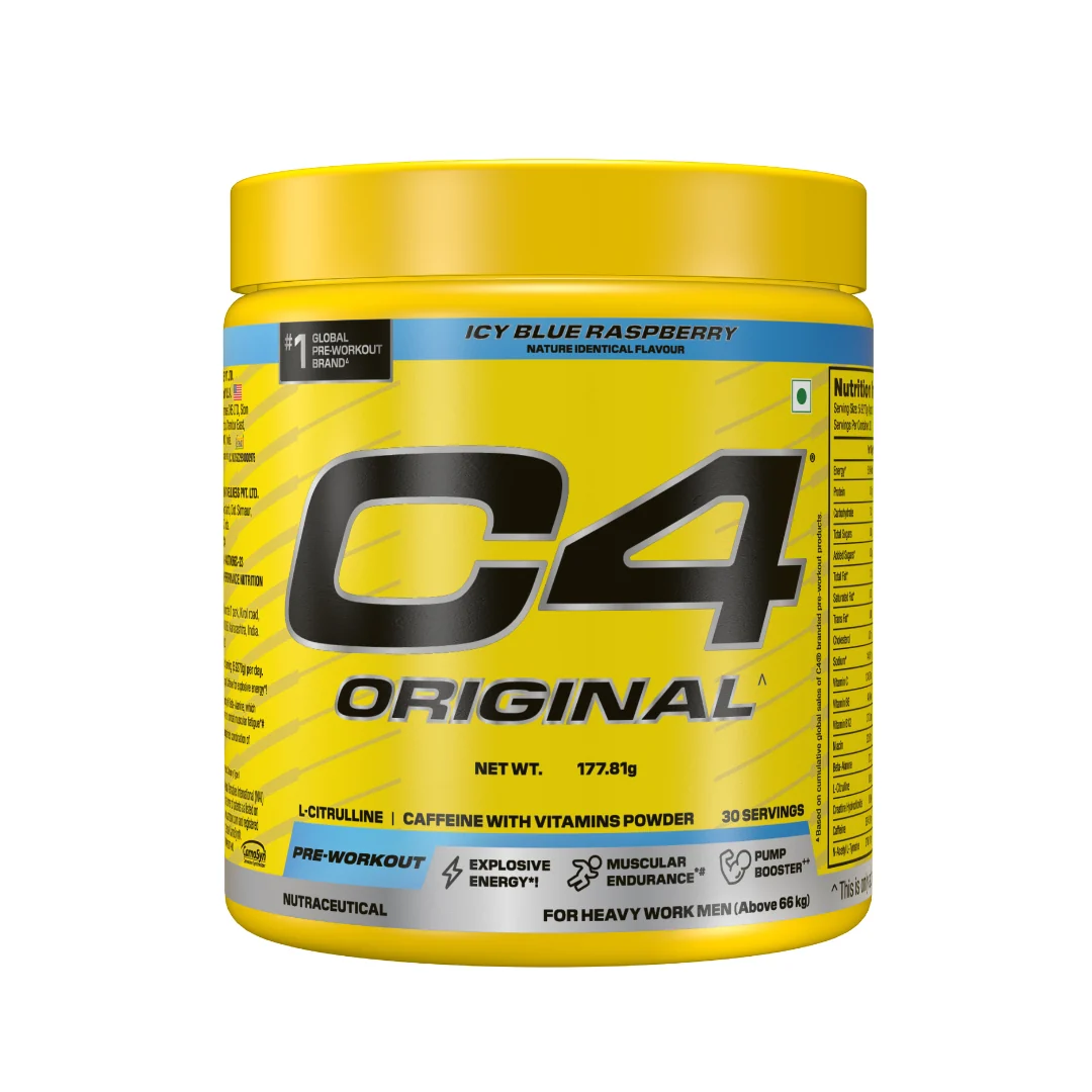 blue-raspberry-1 Cellucor C4 Original Pre-Workout 30 Servings - Image 1