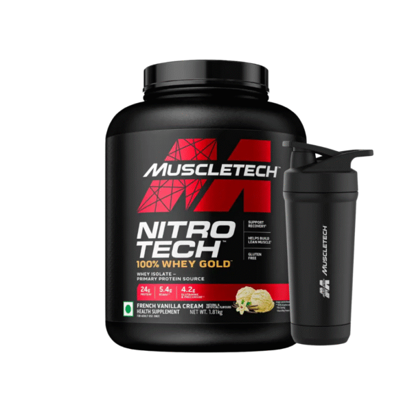 MuscleTech NitroTech 100% Whey Gold - Get Imported Free Shaker