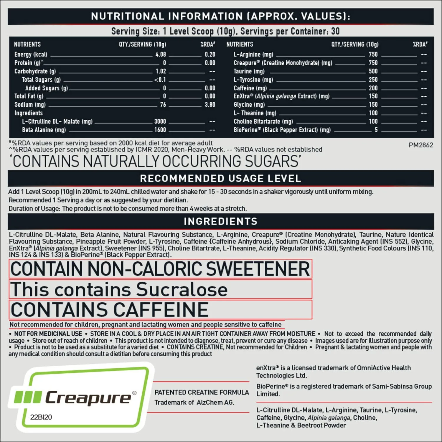 MuscleBlaze Pre Workout WrathX - Image 3
