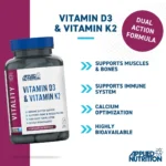 Applied Nutrition Vitamin D3 & K2 - Image 2
