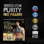 Tiger Combo Pack Nitra Whey Protein 4 LB with Daily Multivitamins 60 Capsules - Image 2