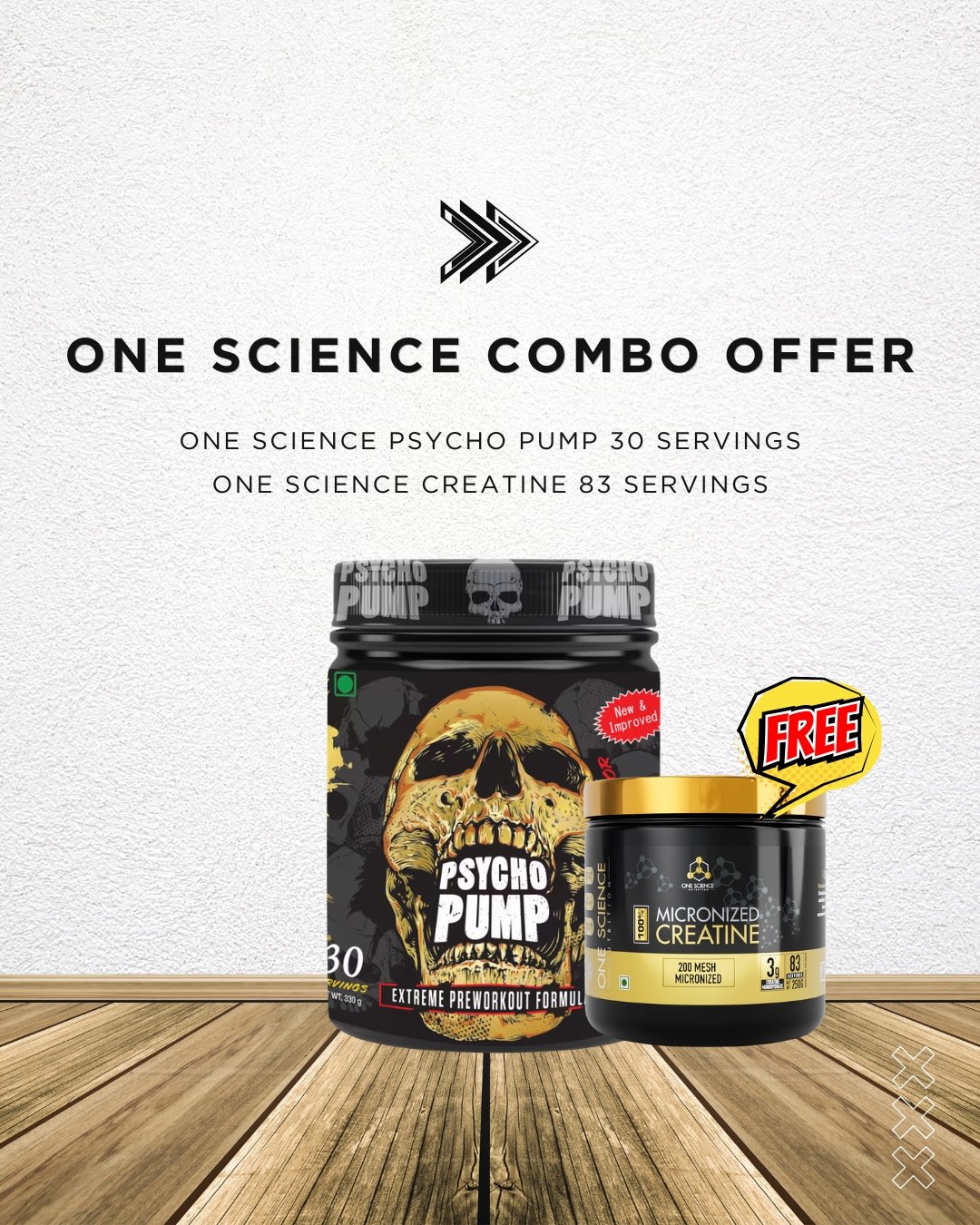 OSN COMBO 1 One Science PSYCHO PUMP Combo - Image 1