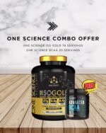 One Science Nutrition 100% ISO GOLD 5 LBS & BCAA Combo