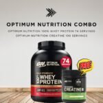 Optimum Nutrition Gold Standard 100% Whey Protein Powder & Creatine Combo