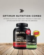 Optimum Nutrition Gold Standard 100% Whey Protein Powder & Creatine Combo