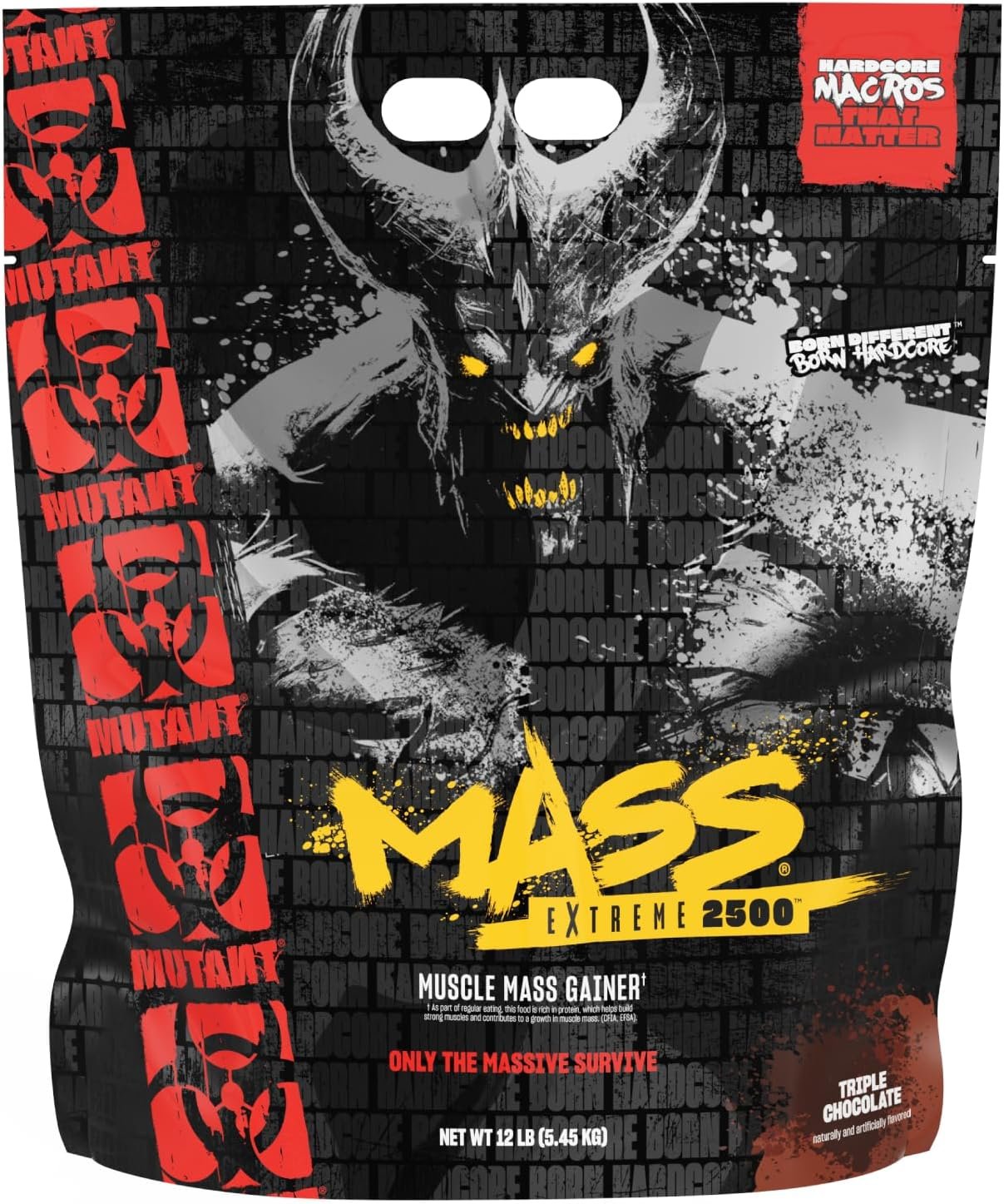 Mutant Muscle Mass Gainer Extreme 2500 12lbs
