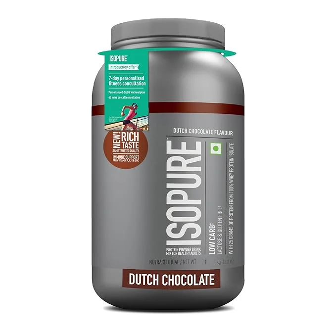Isopure Low Carb 100% Whey Protein Isolate Powder 1Kg
